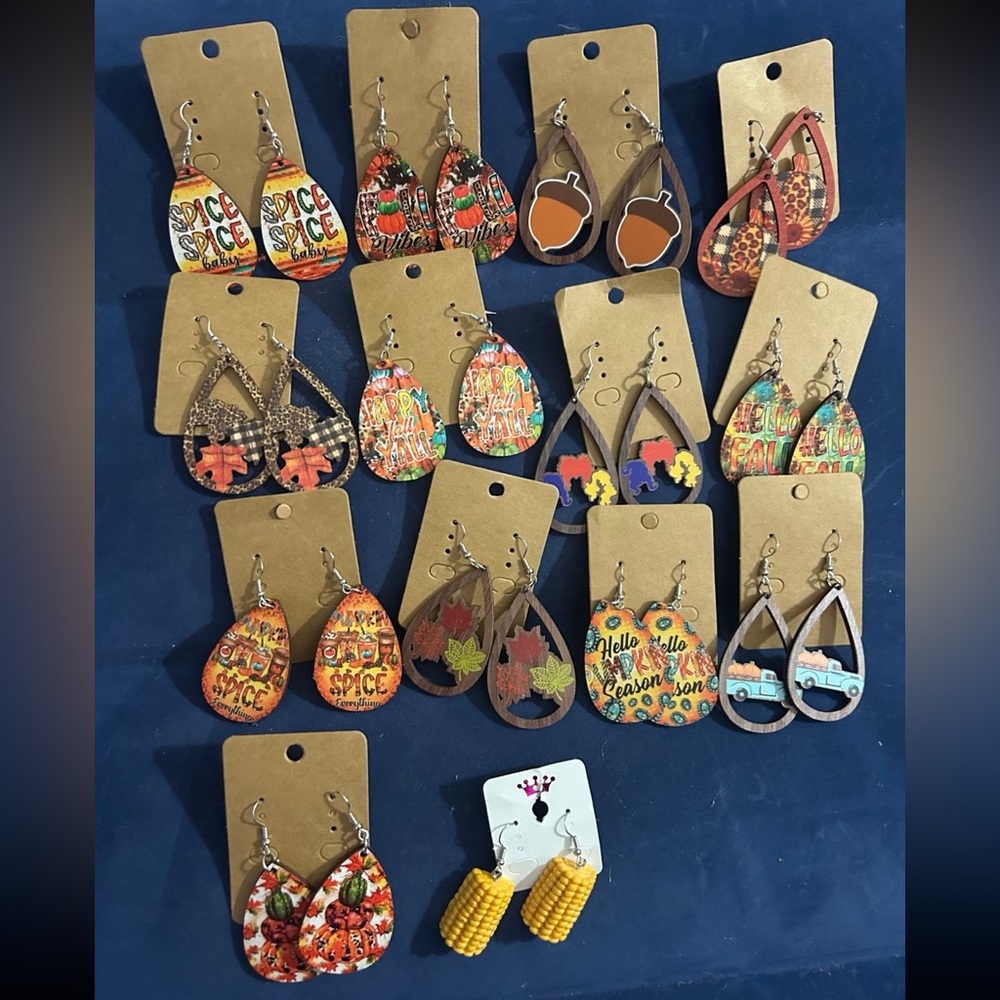 Boutique fall earrings